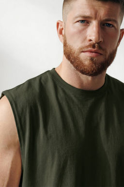 Мужская футболка оверсайз без рукавов Happyfox - Happy fox фото 35