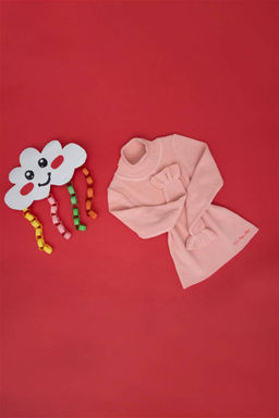 Пыльно-розовый свитер для девочки