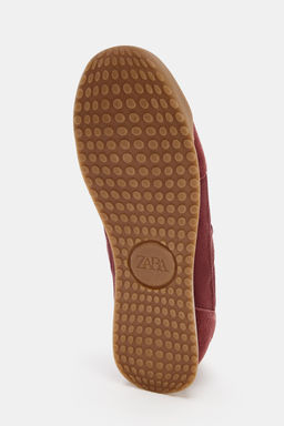 ZAPATILLA DEPORTIVA COMBINADA / Rojo Burgundy - Zara фото 4
