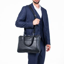 Деловая сумка для ноутбука Anson Black - Lakestone фото 13