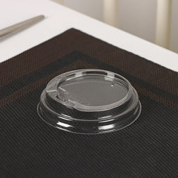 Цена за 1000 шт. Крышка для стакана, с носиком, d=8 см, цвет прозрачный - Simaland фото 2