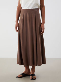 Beli Fermuarl? Keten Kar???ml? Pileli Etek