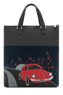 Сумка с аппликацией ДС-506-276 черный