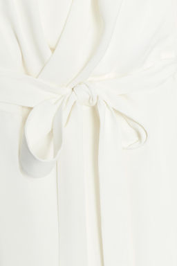 VESTIDO HALTER FLUIDO ZW COLLECTION / Blanco roto - Zara фото 10