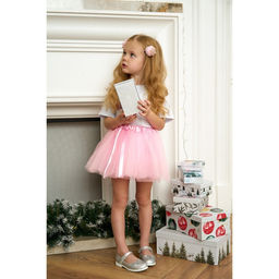 Набор для фотосессии KAFTAN Пушистая снежинка; юбка трёхслойная и заколки для волос