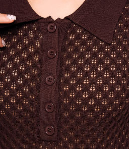 Футболка #КТ812 (8), шоколадный