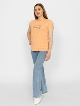 CRB wear/CSSW 60263-47 Футболка женская,персиковый/Ex.Cherubino  фото 2