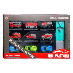 Набор машин "Пожарный городок" в коробке