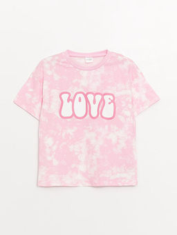 Bisiklet Yaka Bask?l? K?sa Kollu K?z ?ocuk Pijama Tak?m? - Waikiki фото 2