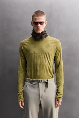 WOOL BLEND BASE LAYER T-SHIRT - Zara фото 14