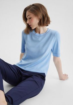 Джемпер женский LА-215310-WI, 
василёк - Steinberg фото 3