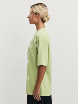 Футболка оверсайз с принтом / Zarina  фото 5