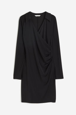 Vestido camisero cruzado