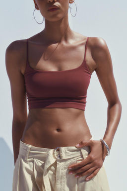SEAMLESS CROP TOP - Zara фото 17
