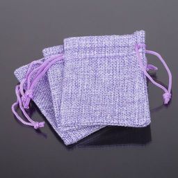 Мешочек: Холщовый сиреневый (5 шт)