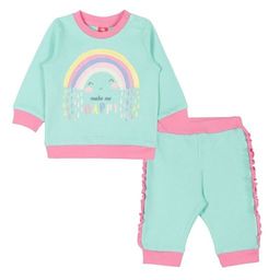 CRB wear/CWB 9863 комплект ясельный (джемпер, брюки), бирюзовый/Ex.Cherubino