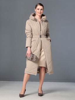 25322 Пальто дем. бежевый