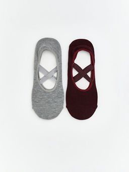 Kayd?rmaz Tabanl? Kad?n Yoga ve Pilates ?orab? 2li