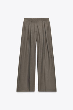 WIDE-LEG TROUSERS WITH DARTS ZW COLLECTION - Zara фото 3
