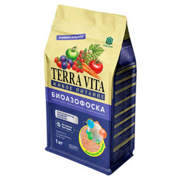Удобрение компл. мин. TERRA VITA биоазофоска 1 кг