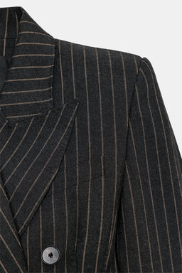 BLAZER VESTIDO RAYA DIPLOM?TICA ZW COLLECTION / Gris - Zara фото 7