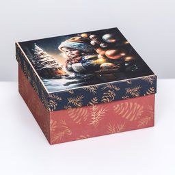 Коробка квадратная Чудо , 19 19 10 см