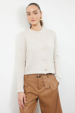 TRENDYOLMILLA Siyah Basic Ceket Gorunumlu Triko H?rka TWOAW24HI00090  фото 17