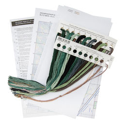 Набор для вышивания PANNA PS-7384 Домик в лесу 20 х 20 см