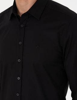 Siyah Slim Fit Uzun Kollu G_mlek - Pierre cardin фото 7