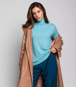 Водолазка #ОКТ06, тиффани - Dommod фото 2