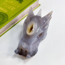 Дракон резной из Агата с жеодой - Радуга самоцветов фото 3