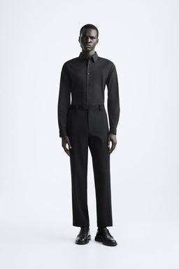 STRETCHY POPLIN SHIRT