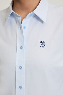 Kad_n A__k Mavi Uzun Kollu Basic G_mlek - U.s. polo assn фото 6