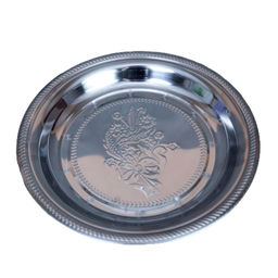 Блюдо 36см. Цветы металл с декором /h=4/ LI-2 арт. 712379