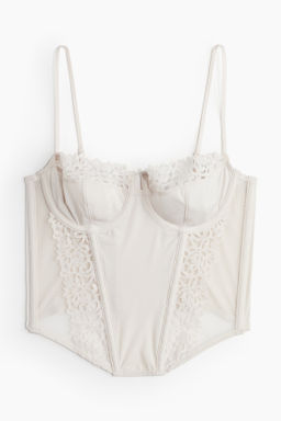 Bustier bordado sin relleno - H&m фото 7
