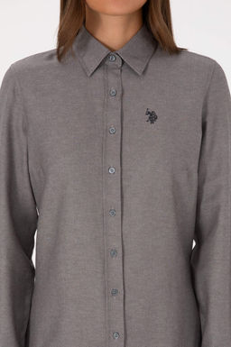 Kad_n Gri Uzun Kollu Basic G_mlek Sepette S_rpriz _ndirim - U.s. polo assn фото 6