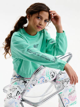 PELICAN, толстовка для девочек, Ментол фото 3