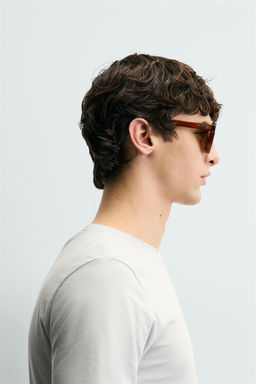 GAFAS DE SOL REDONDAS / Caramelo - Zara фото 2