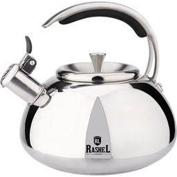 Чайник из нержавеющей стали 3 л со свистком (М-7901) /Rashel/