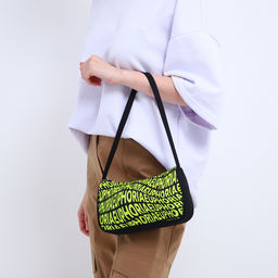 Сумка женская багет из текстиля «Эйфория», 23×13×5 см