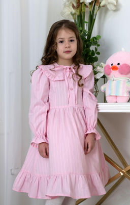 Платье для девочки Л 22-8 Мальвина чайная роза