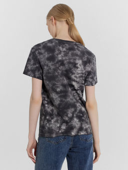 Футболка женская серая с обработкой эйсид эйсид на сером 112678-2 - Mark formelle фото 4