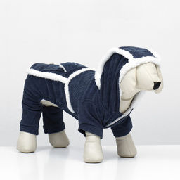 Комбинезон Малыш, размер XS (ДС 20 см, ОГ 30 см, ОШ 20 см), синий - Simaland фото 3