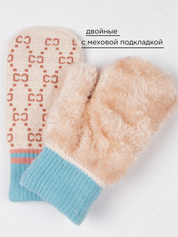 Варежки для девочки Kim Lin - Соль&перец фото 2