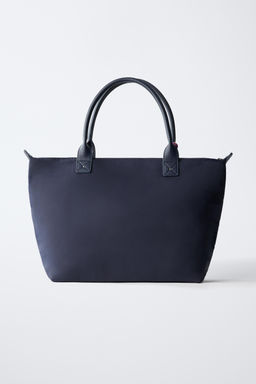 NYLON TOTE BAG WITH TEDDY BEAR CHARM - Zara фото 5