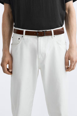 REVERSIBLE LEATHER BELT - Zara фото 2