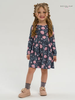 Платье Эля тюльпаны в дымке - Sovalina фото 2