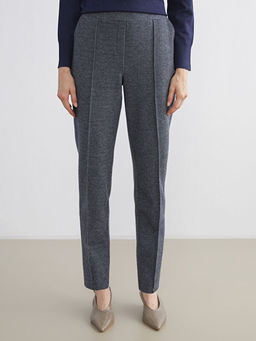 B?y?k Beden Bal?ks?rt? Desenli Kad?n Pantolon