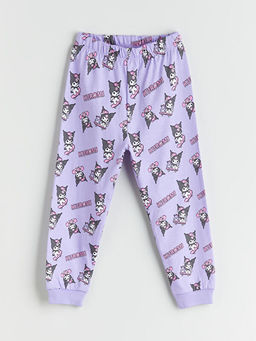 Beli Lastikli Kuromi Bask?l? K?z ?ocuk Pijama Alt?