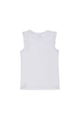 U. S. Polo Assn Белая футболка без рукавов для девочки - U.s. polo assn фото 9